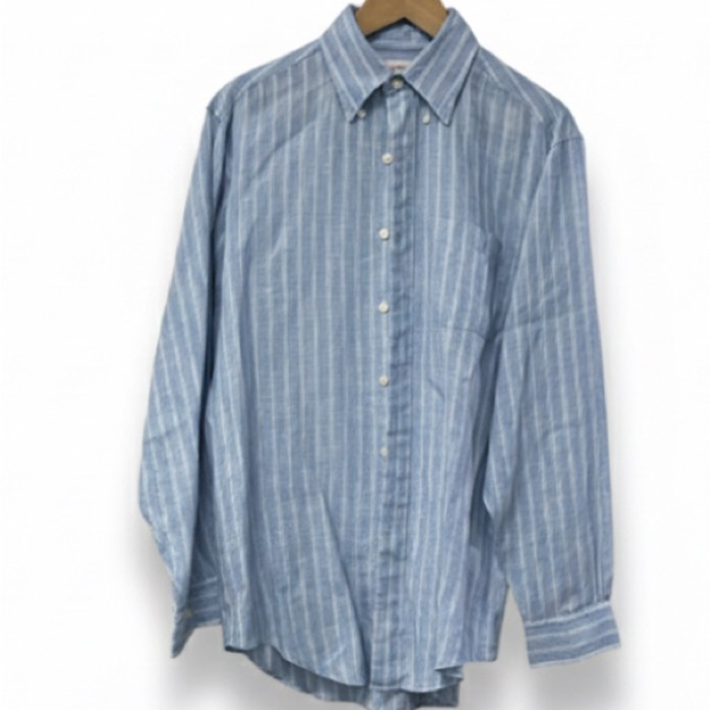 Brooks Brothers Button-Down Collar Pinstriped Shi… - image 1
